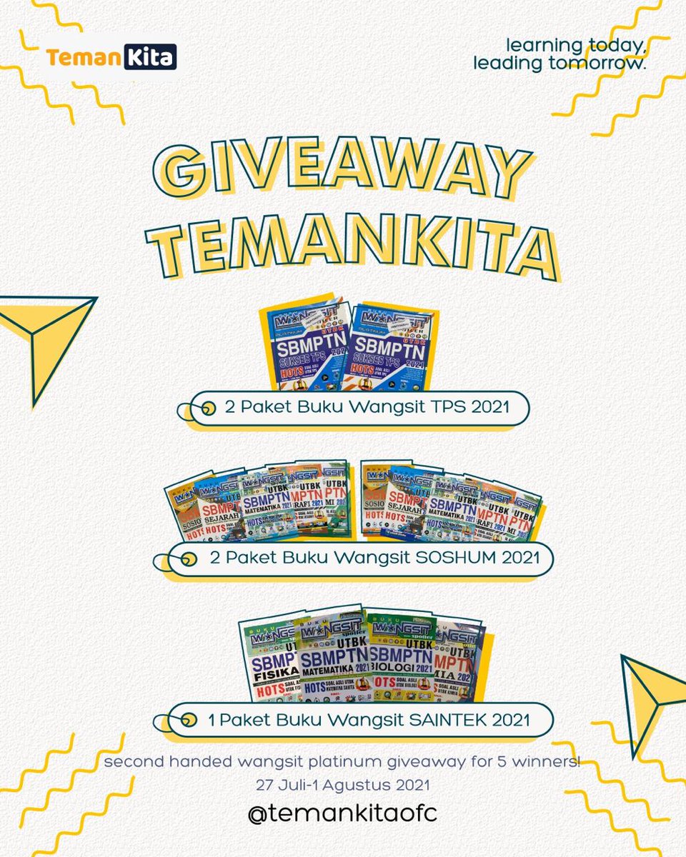 temankitaofc's tweet photo. Wah akhirnya yang ditunggu-tunggu tiba!🤩
Cek langsung ya guysss, jangan sampai lupa!!! Give away dari tanggal 27 juli hingga 1 agustus
Untuk link instagram bisa diliat di bio kita ya! https://t.co/GzidtyMOsP