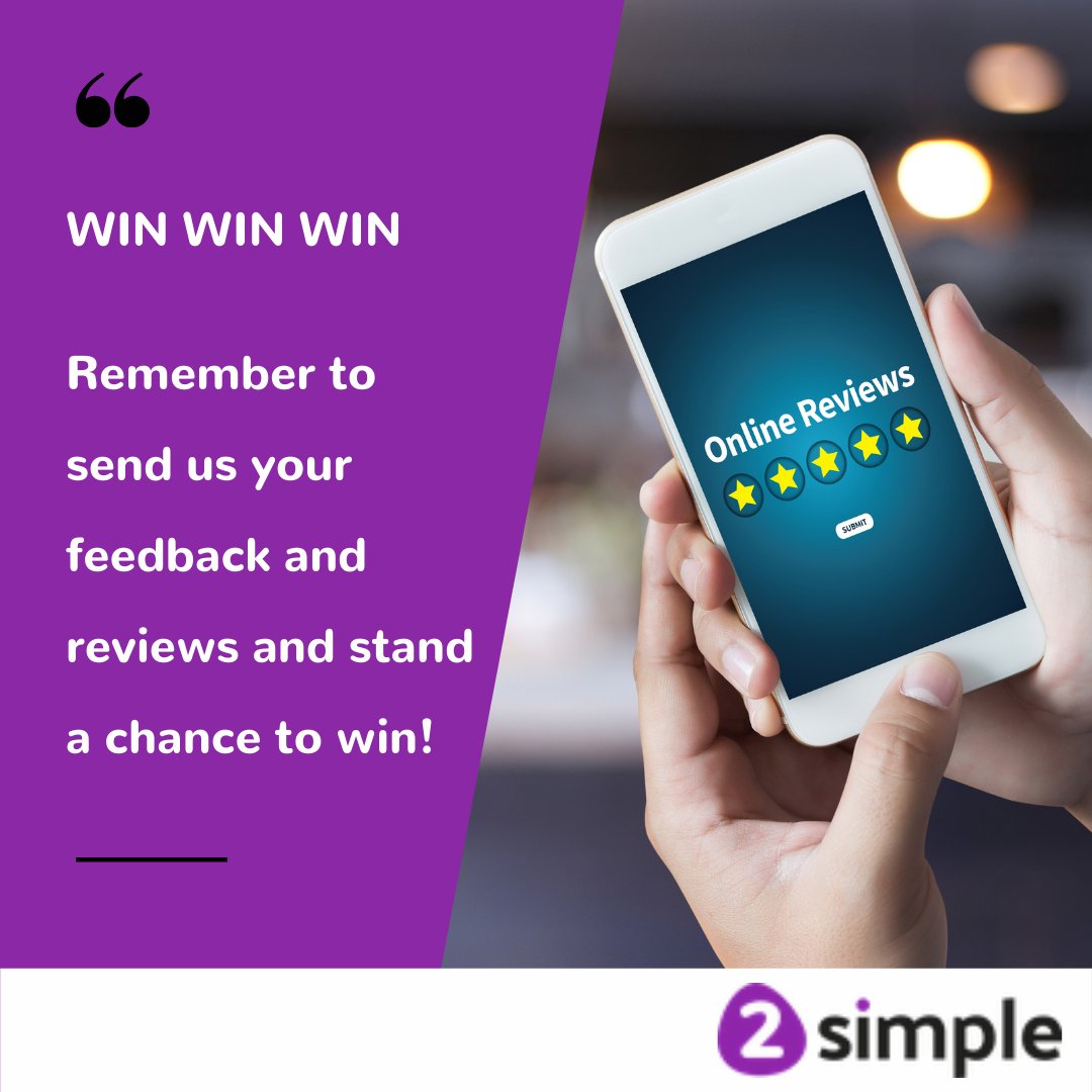 2simpleSA's tweet image. TESTIMONIAL TUESDAY
We value your feedback
zcu.io/Xv3l 
zcu.io/qnQq 

Send us your feedback and stand a chance to win!
#forteachers #forlearners #edtech #purplemash #2simple #winwithus #feedback