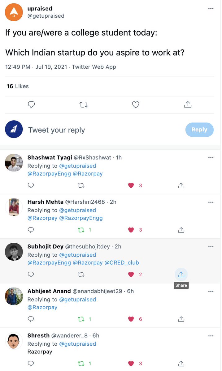 RazorpayTech's tweet photo. Thanks for the love 💛 About 30% of our engineering team are recent college grads, and we’re awed by the magic and energy they bring onboard! https://t.co/uTfQyEqRyw