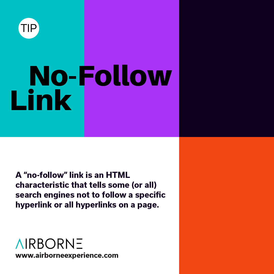 AirborneExp's tweet photo. No-Follow Link ensures that the link target’s (the website that you’ve linked to) ranking will not be effected in the search engine’s index. This is usually used if it’s not a trusted link, if it’s a paid link or prioritizing where you want the search engines to focus on. https://t.co/zFu0PDZsrI