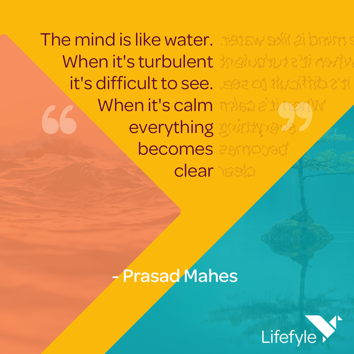 'The mind is like water. When it's turbulent it's difficult to see. When it's calm everything becomes clear.' - Prasad Mahes ​ ​#declutterchallenge #lifeadminday #adminfriday #productivityapp #productiveweek #organiseyourhome #decluttertips #declutteringmylife #declutteryoursp