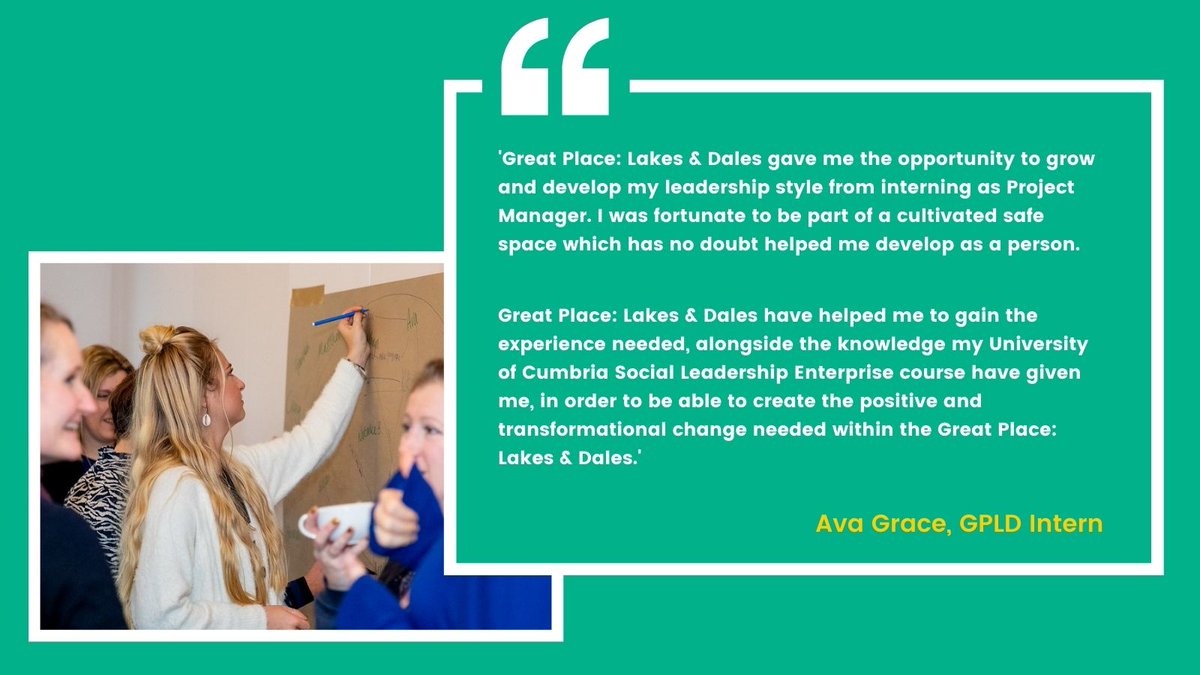 GP_LakesDales's tweet photo. As Ava’s placement with us comes to an end we want to wish her the best of luck in everything she does and a massive thank you for all the work she has put in to supporting the GPLD programme!

#GPLDprogramme #internship #placement #livemoredomore #programmesupport #lakesanddales https://t.co/ZrY18mCNza