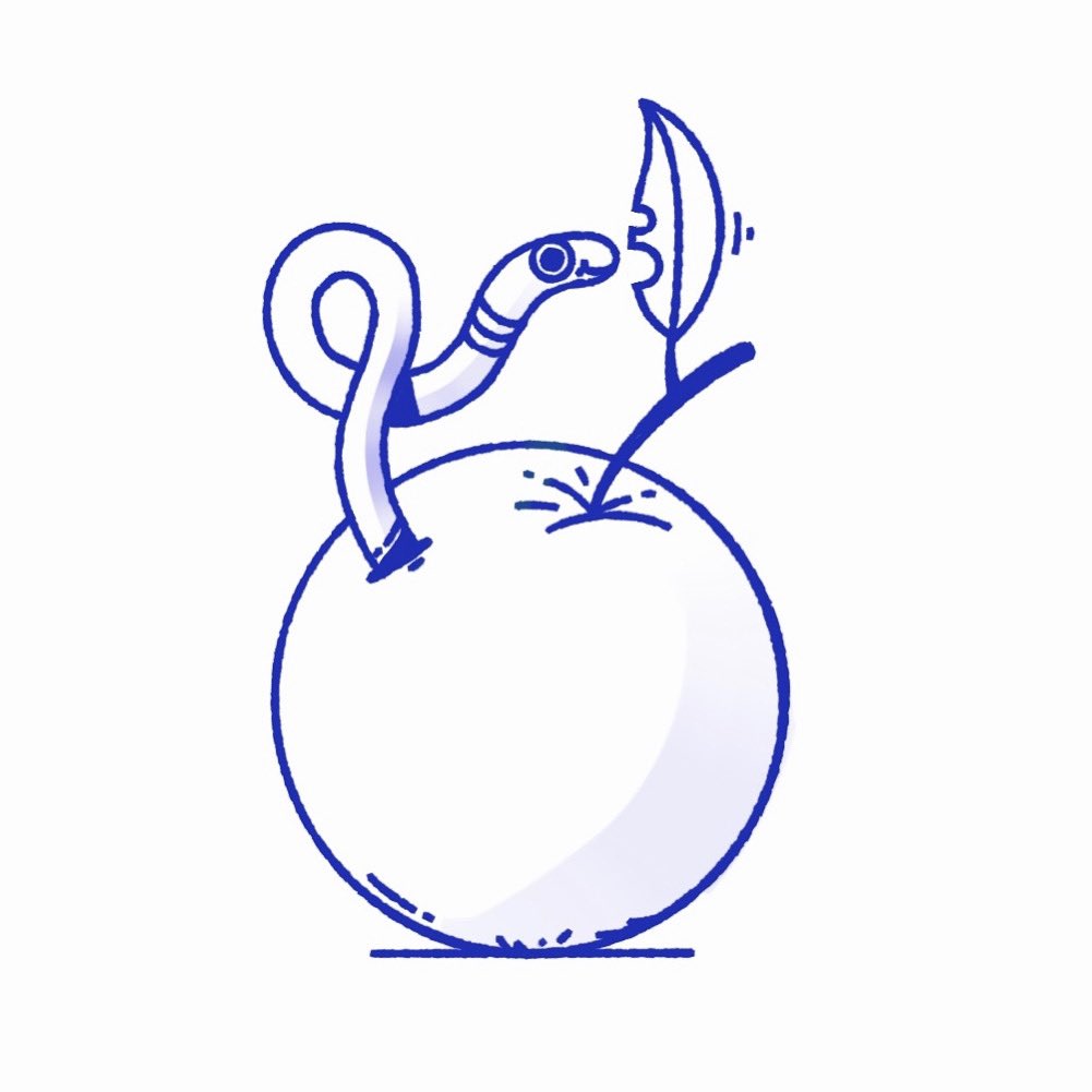 a cute #worm 🪱eating #apple #leaf. 

#characterdesign #art #illustrationartist #pirategraphic #graphicarts #Illustrator #procreate #supplyanddesign #designinspiration #digitalart #character #xuxoe #graphicgang #socfeature #illustrateddoris #thedesignfix  #illustrationdaily