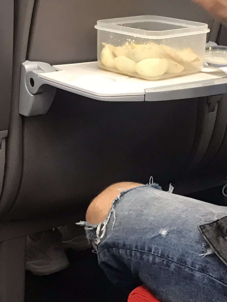 On the <a href="/LNER/">London North Eastern Railway</a> train to London for a couple of days coaching. Bloke next to me eating 100 boiled eggs. Unbelievable. Absolutely stinks. Feel sick. Why would someone think that is ok!? 🤢 #lner