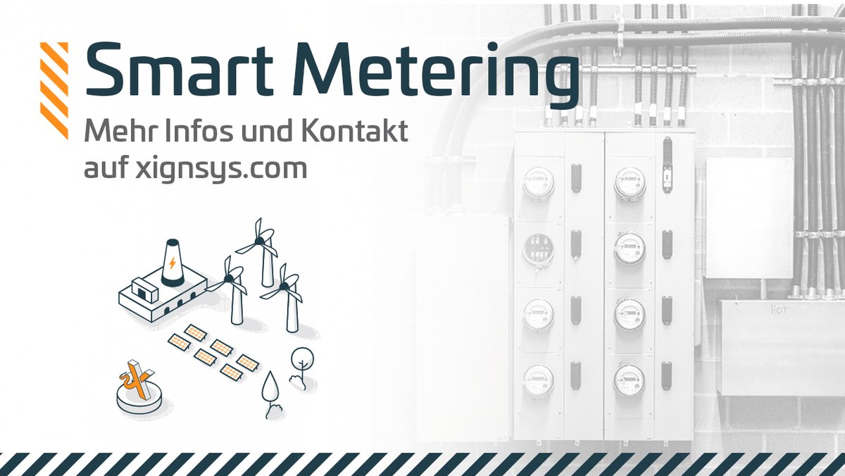 XignSys's tweet photo. XignSys konkret! Thema #SmartMetering:
Messstellenbetriebe modernisieren & mit intelligenten Messsystemen eine verlässliche Datenverarbeitung schaffen - #XignIn schafft, dass Identifikation & Authentifikation reibungslos klappt.
Jetzt unter https://t.co/Y62AzZm7gk informieren! https://t.co/W3CmiIrgHl