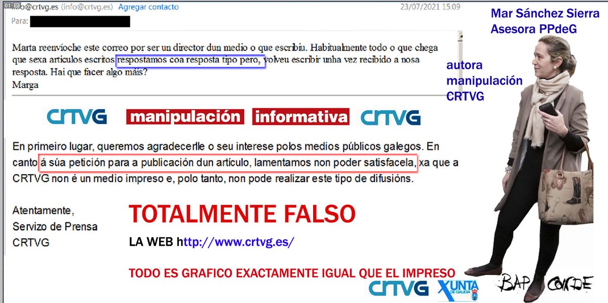 Xornal Galicia - Mar Sánchez Sierra máxima responsable de la CRTVG, su  director es investigado por presunto acoso laboral