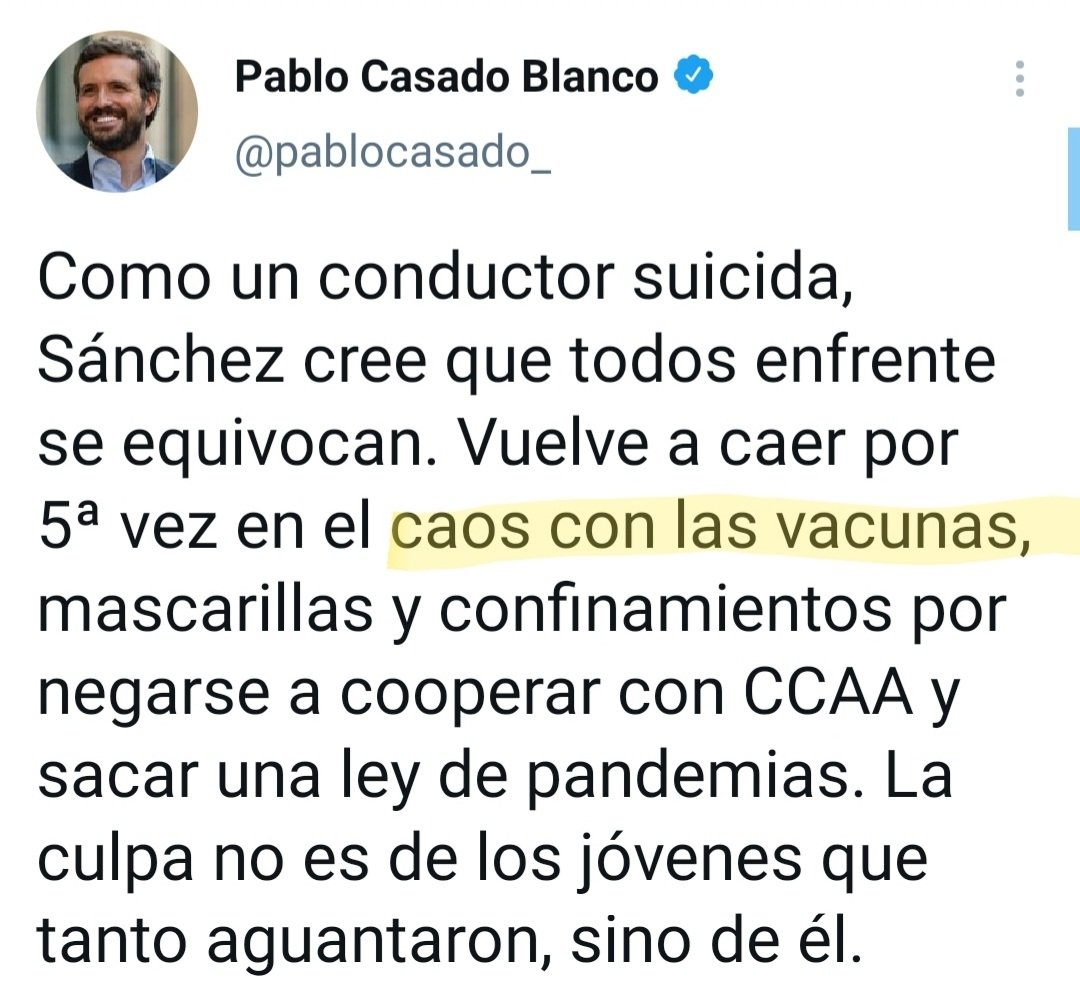 Desde hoy España lidera el ranking mundial en vacunación. De los 50 países más poblados del Planeta, somos el de mayor porcentaje de población con la pauta completa. Estas son solo algunas informaciones publicadas al respecto en las últimas horas.