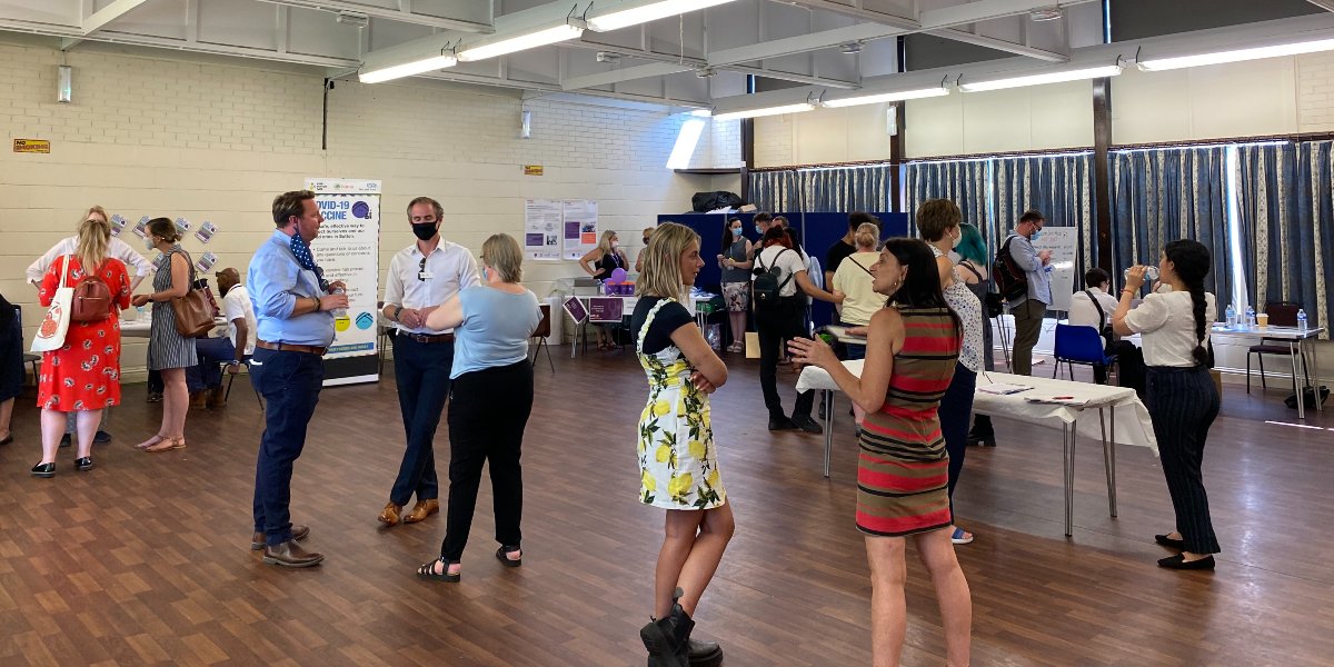 SHP_Sutton's tweet photo. Over 150 people attended the #StHelierJobFair last week and we spoke to nearly 50 job seekers about apprenticeships, volunteering and the Kickstart Scheme.

Thank you @ComActionSutton @SuttonCouncil @EnjoySutton @suttoncollege @VCSutton1 @AgeUKSutton and all our partners! https://t.co/x5y6OZolJP