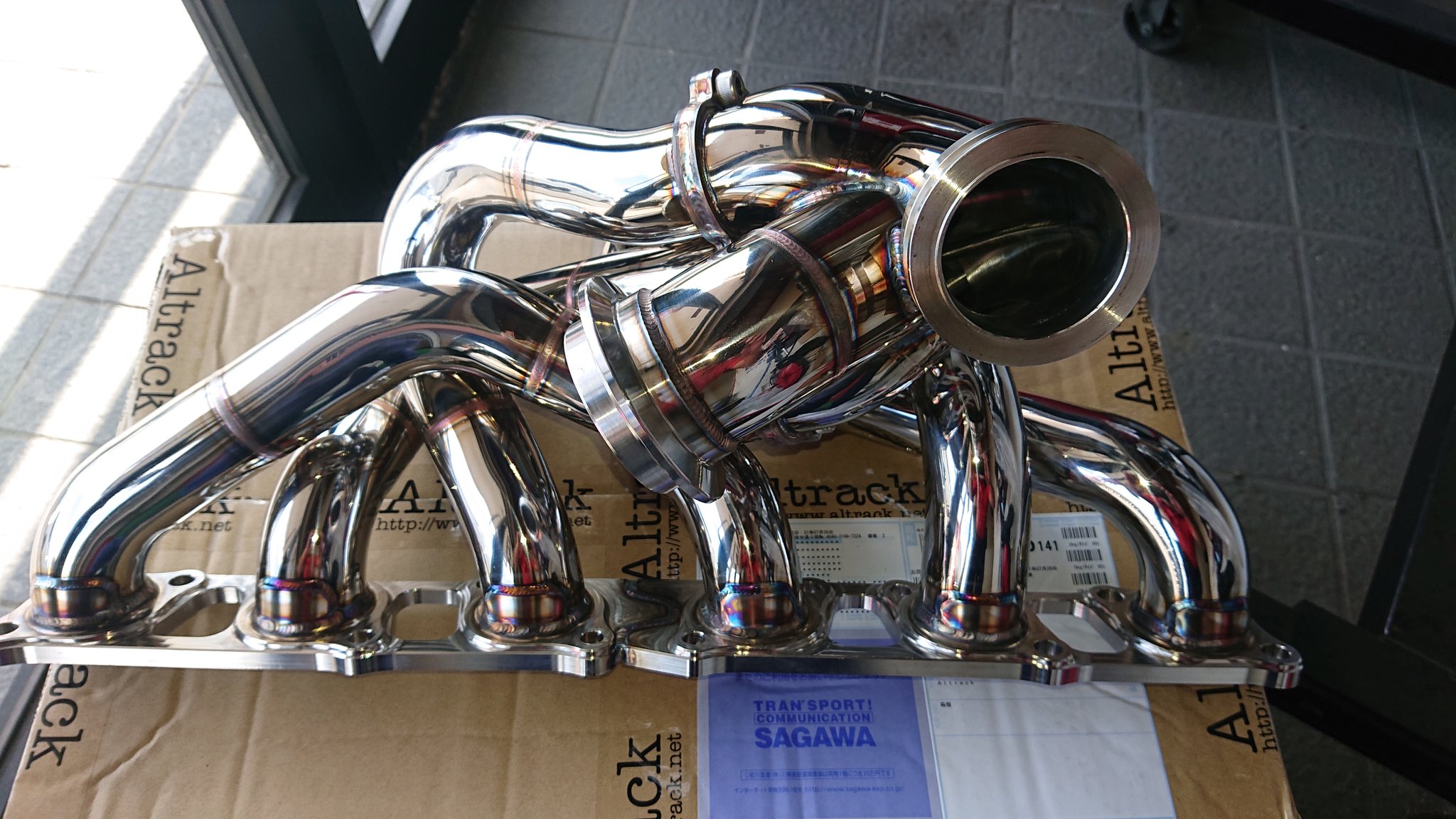 ガクAltrackアルトラックエキマニ altrack アルトラック RB20 25 等長エキマニ タコ足 R32 R33 R34