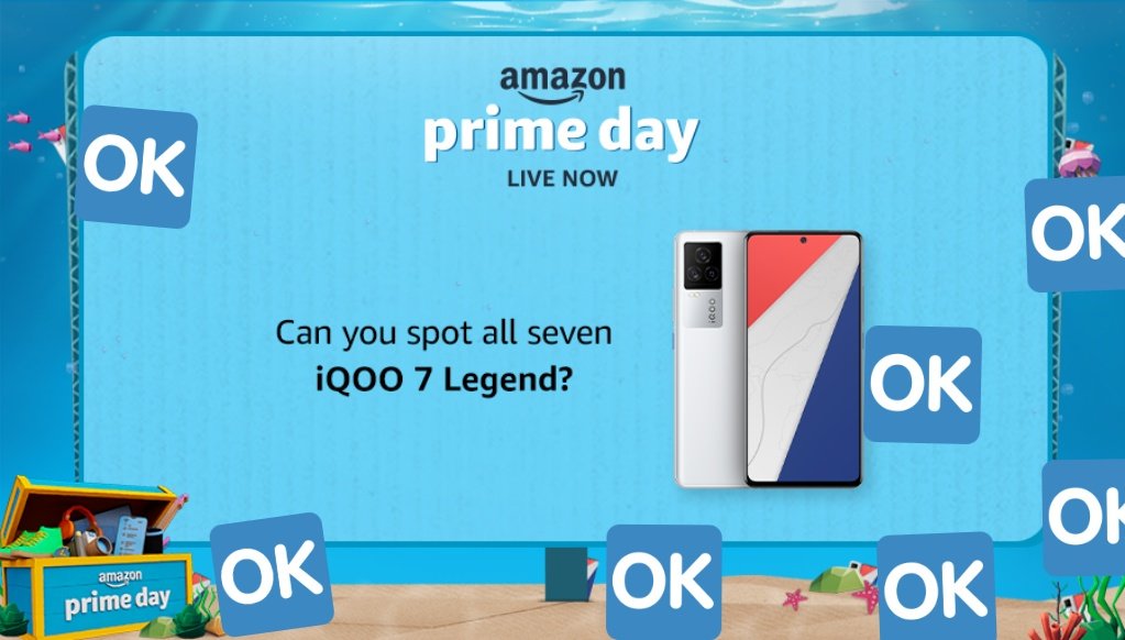 NamevAhuja's tweet photo. @amazonIN Ok Ji
😊
#SmartphonesOnAmazonPrimeDay  #AmazonPrimeDayiQOO7Legend https://t.co/mTgLFJ44LW