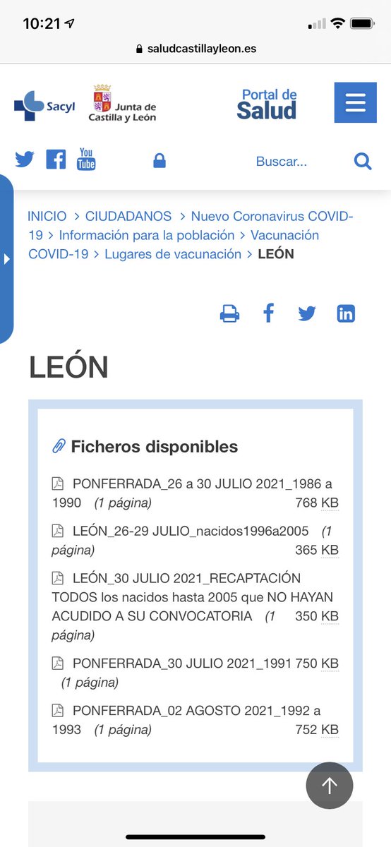 Marcos_demiguel's tweet photo. Si vamos todos igual en la campaña de vacunació @jcyl @FranciscoIgea 
En algunas provincias ya van a vacunar a los del 2000 y aquí vamos por el 1989 pero como en Soria como no hay jóvenes pues mandamos las que sobran y ya está… https://t.co/CW8liGboer