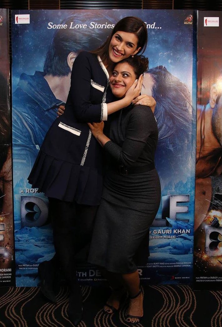  | kajol and kriti sanon at dilwale promotions (2015) 

happy birthday   