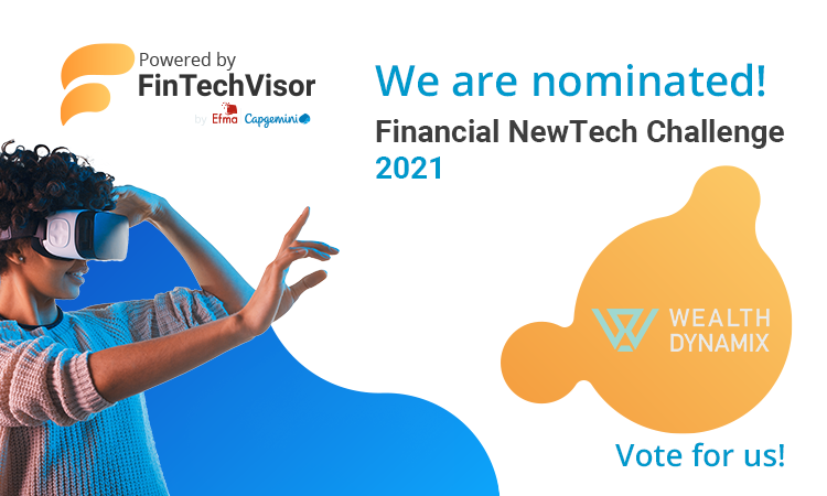 Wealth_Dynamix's tweet photo. Weโre delighted to have reached the finals for the @Efma_news @Capgemini_Bnkg #FinancialNewTech Challenge!!
Thank you to everyone who has voted for us already and here is the link for anyone who still needs to vote ๐
https://t.co/PwCxughNuy
#Fintechviso #FinTech #WealthTech https://t.co/7mzo2Mkaiz