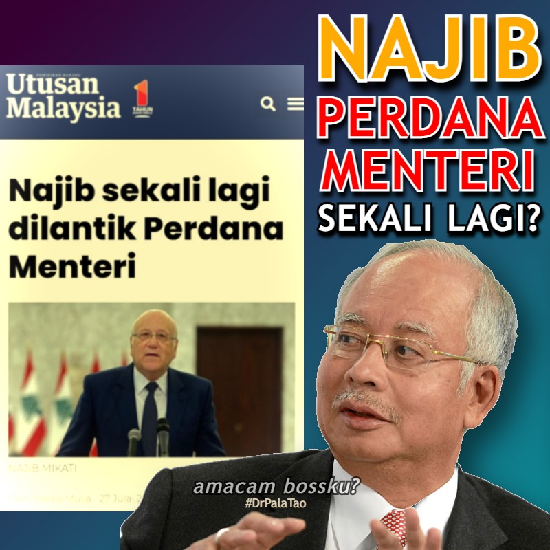 DrPalatao's tweet photo. NAJIB SEKALI LAGI DILANTIK PERDANA MENTERI? Timbul desas-desus Zahid mahu berpindah kedudukan kerusi di Parlimen. Adakah Zahid mahu berada di sebelah Anwar Ibrahim? Apakah Najib akan diminta kembali memimpin UMNO? https://t.co/GJqilQCC5Q https://t.co/tgViys6J4B