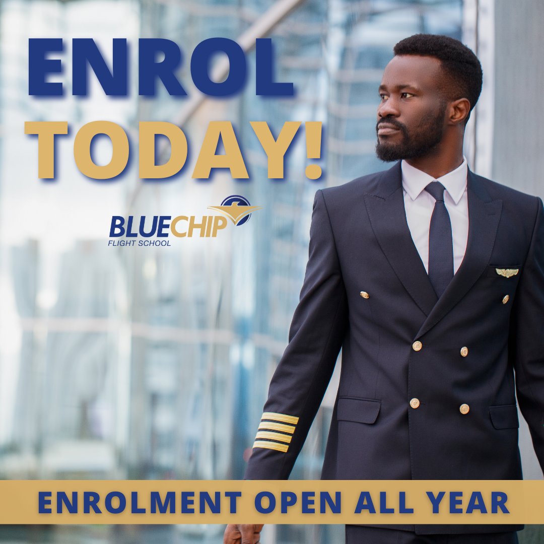 Your dreams of becoming a pilot are more in reach than you think!

Don't hesitate to make your life-changing decision and enrol today.

#BlueChipFlightSchool 

#becomeapilot #pilotslife #wonderboom #flightschool #enrol #pretoria #bestflightschool #lifeinthesky #traveltheworld