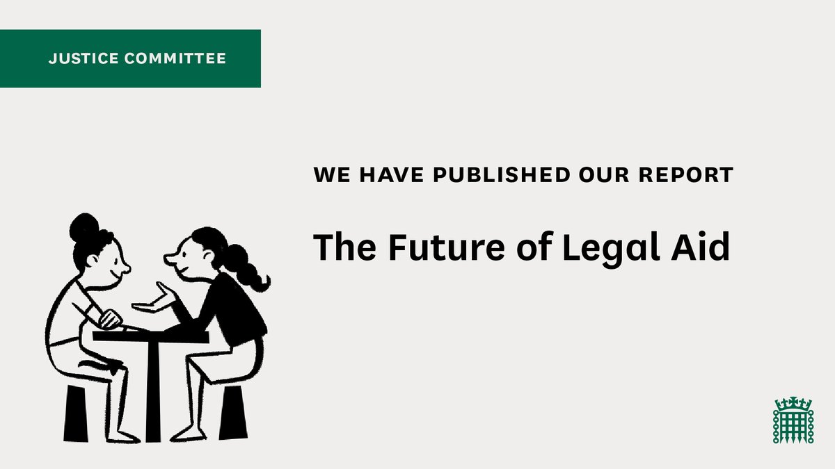 CommonsJustice's tweet photo. Today we have published our report, The Future of Legal Aid.

It makes a series of recommendations to the Government on how legal aid can be protected and improved.

Read it here 👇
https://t.co/3Kvt6aEYh2 https://t.co/4miIiHaLS4