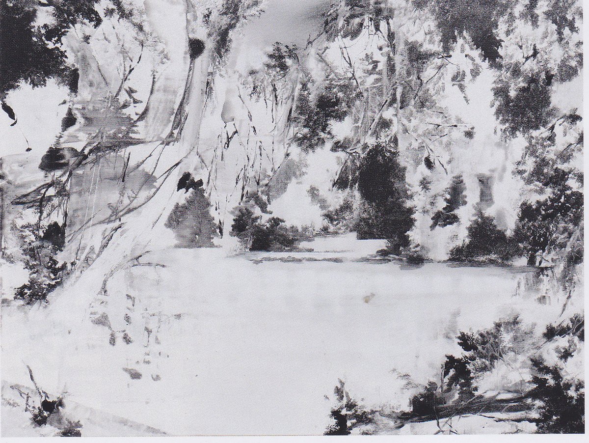 Chateaulacapel's tweet photo. #Expo2021_ChâteauLacapelle- 21 –  Chaque jour, zoom sur un artiste présent à l’exposition, aujourd’hui Frédéric Frau. Il propose dans ces peintures des paysages incertains. https://t.co/yGZYzgqSAi