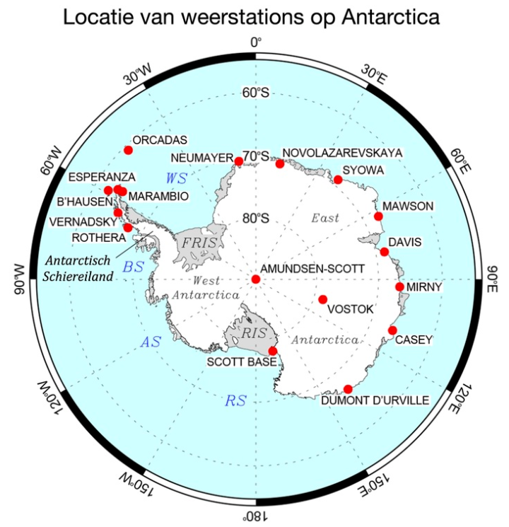 De <a href="/WMO/">World Meteorological Organization</a> heeft het Antarctische #warmterecord van 18,3 °C, gemeten op 6 feb 2020, bevestigd. Ter vergelijking: boven op de Antarctische IJskap is de laagste temperatuur op aarde gemeten: -89,2 °C. knmi.nl/over-het-knmi/… #klimaatbericht #Antarctica