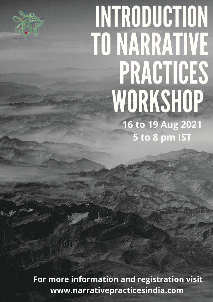 Workshop on Introduction to Narrative Practices. Visit narrativepracticesindia.com for more details.
