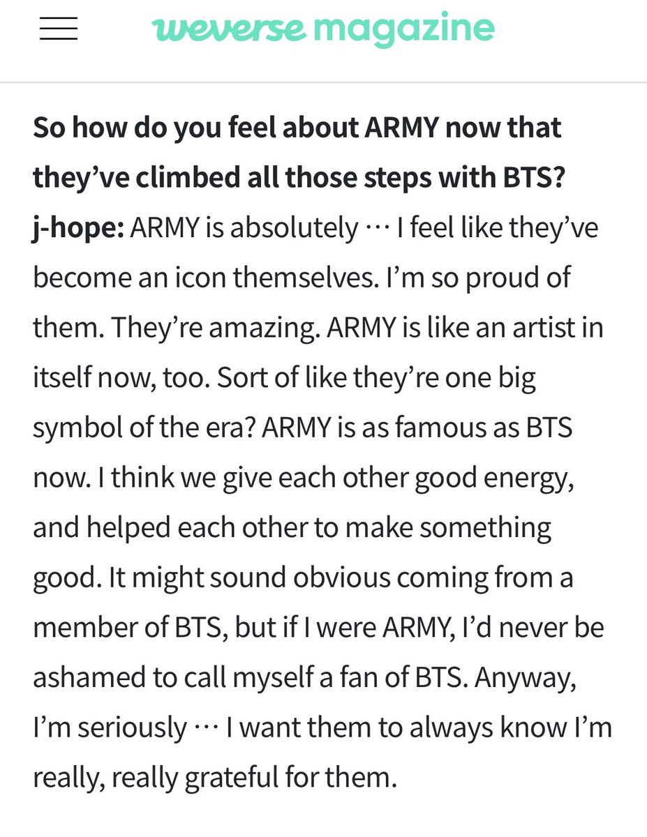bubsarmy's tweet photo. I'm not ashamed at all, NEVER for saying I'm an ARMY and a fan of BTS. In this bangtan sh!t for life. We love you hobi https://t.co/yUOuHQXNJr