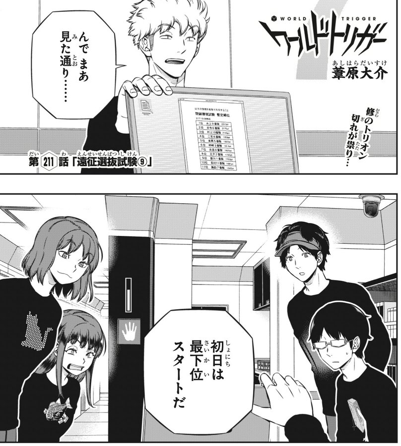 ワールドトリガー212話ネタバレ 古寺の訊きたいこととは ワンピース東京リベンジャーズネタバレ考察サイト