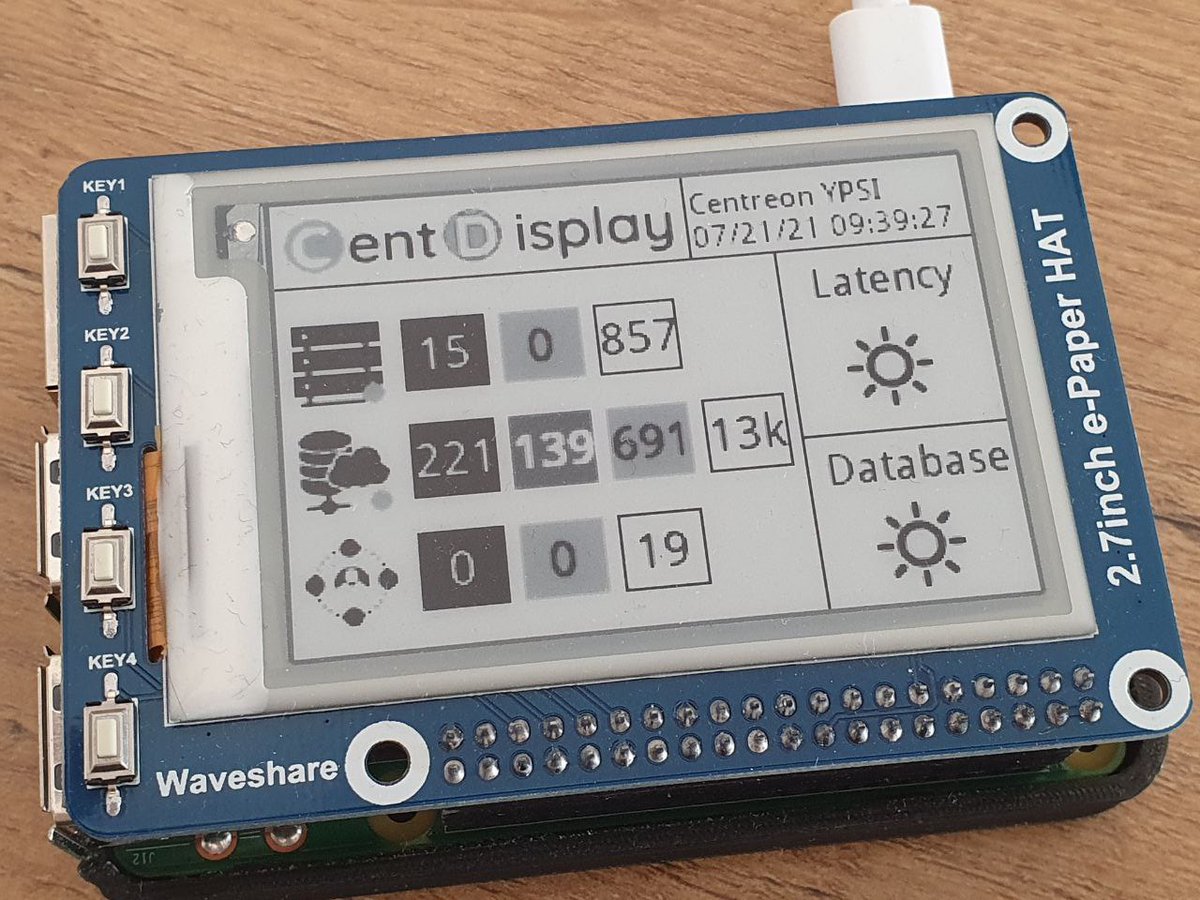 ypsifr's tweet image. 🌤 Avoir la météo de votre système d&apos;information à portée de main : vous l&apos;avez rêvé, YPSI le réalise ✨

Restez en alerte et gardez un œil sur votre outil de supervision Centreon avec votre Raspberry. 

#raspberrypi #supervision #systemeinformation #data #centreon