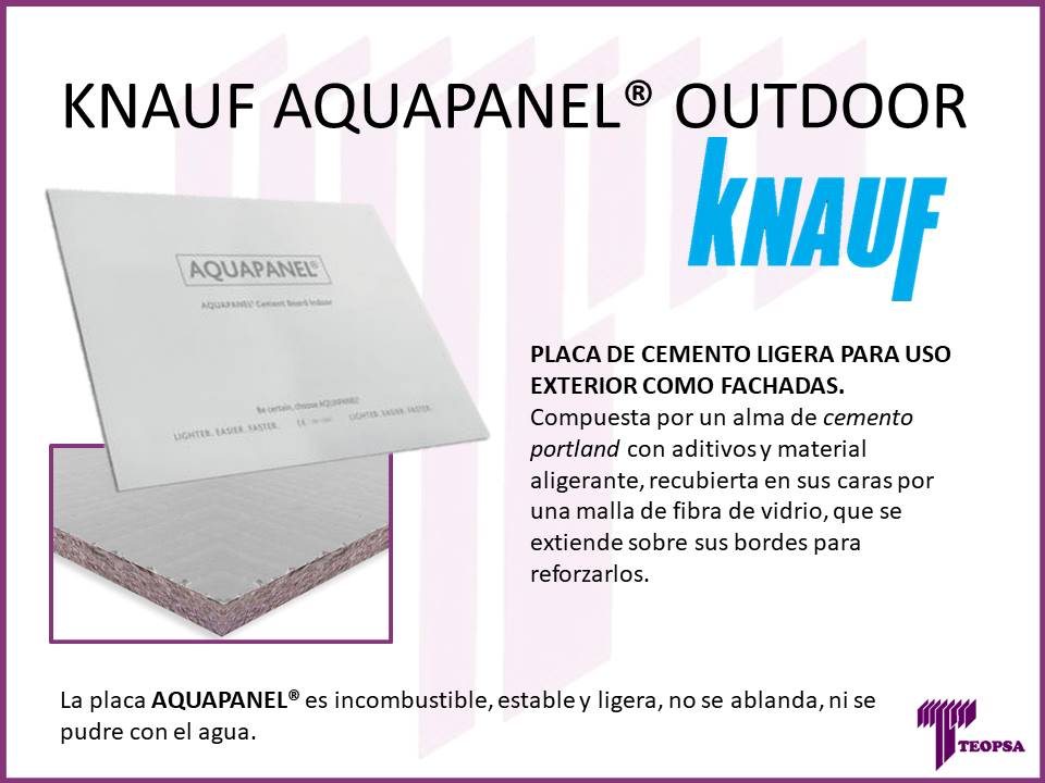teopsa92's tweet photo. 👉Quieres conocer la principales características de la placa #aquapaneloutdoor?
Visita este enlace:
https://t.co/JeHbuGKi08
En #teopsa somos distribuidores oficiales de #knauf https://t.co/PmsQ2mxVUl