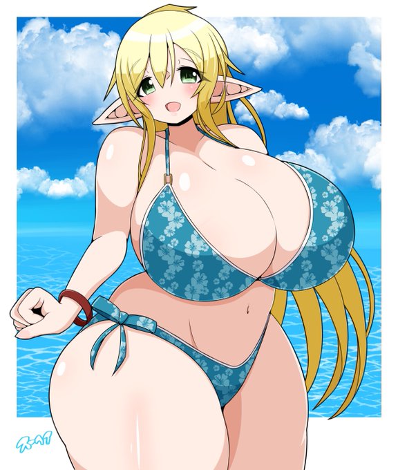 ケイトさんの今年の水着は🧶 