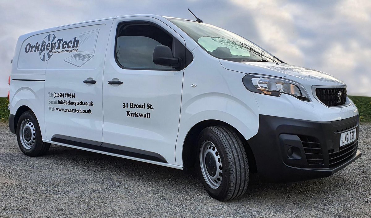 OrkneyTech's tweet photo. Keep an eye out for our new electric van driving about 😁⚡️

#orkneytech #ReFLEXOrkney https://t.co/VeQ8wpEk62