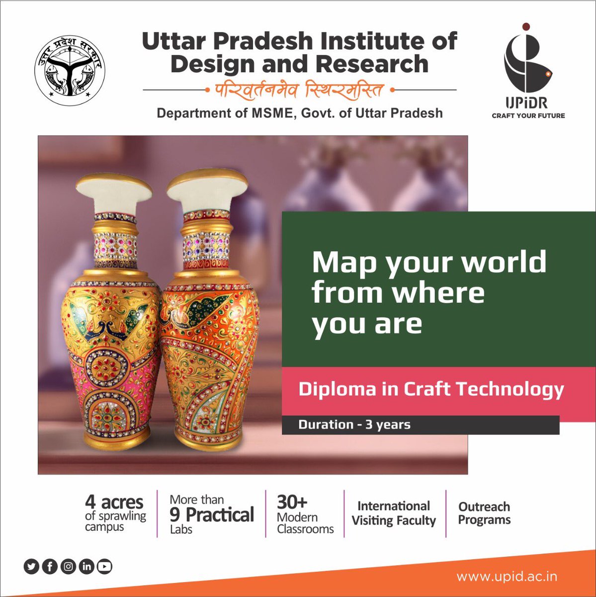 UpidrOfficial's tweet photo. Map your world 🗺 from where you are
Join UPIDR now!
Admissions to open 🔜
#UPIDR #Courses #college #fashion #design #crafts #certificate #crafttechnology https://t.co/OnLMskdWsu