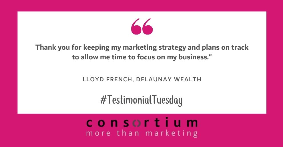 #TestimonialTuesday: We love supporting our clients so that they can get on with running their business. And we appreciate the love we get back from them! Thank you Lloyd French.