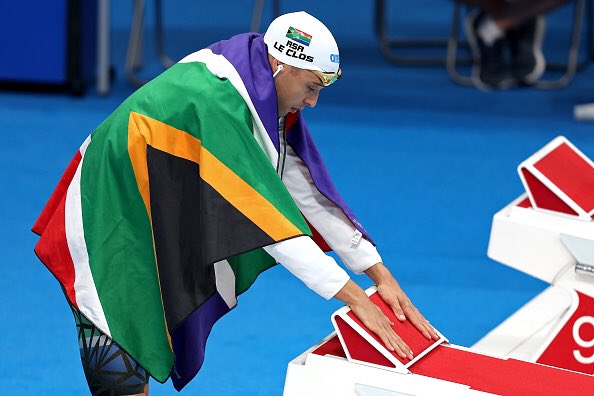 The_Chadettes's tweet photo. Set those alarms for @chadleclos’s 200m fly final tomorrow 03:49 am 💪
#Tokyo2020 https://t.co/vBpNbHhAhd