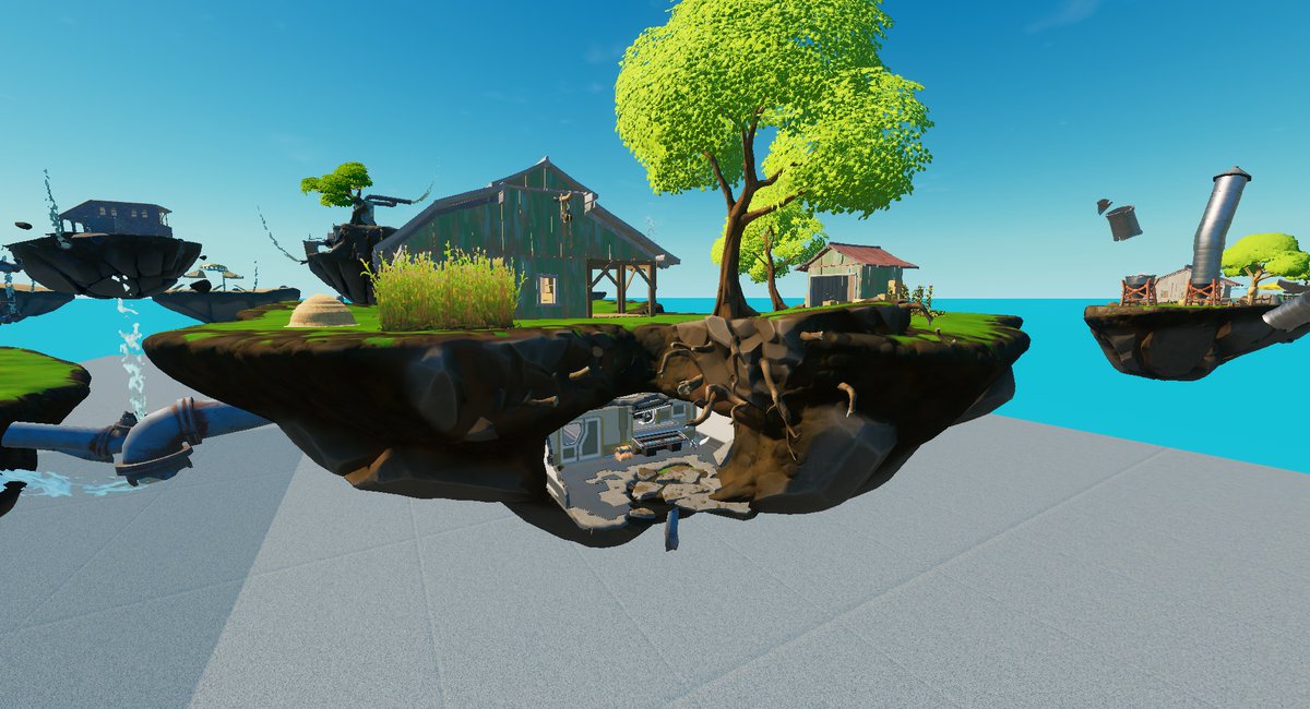 EndymionFN's tweet photo. All the new floating chunks for Corny Complex!

#Fortnite #FortniteLeaks https://t.co/hw3WY829NV