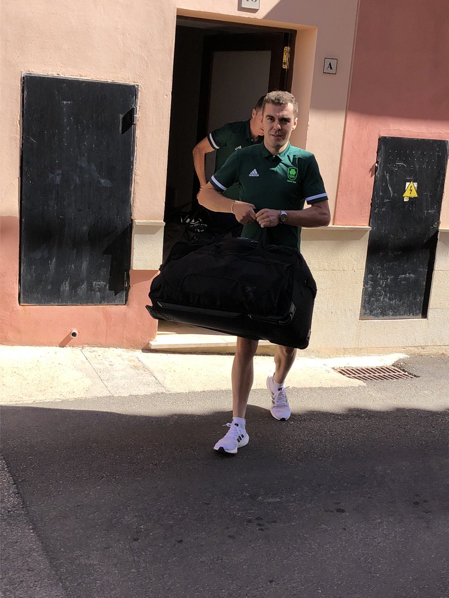martinol's tweet photo. Having watched these boys grow into men, it’s a proud moment to see @MarkDowney03 and @FintanRyan1 leaving for @Tokyo2020 just now. @CyclingIreland @TeamIreland https://t.co/nVj3BZuDXn