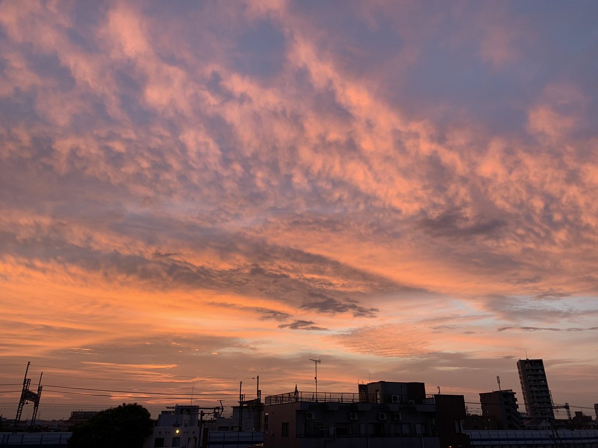 geekmtsm's tweet image. 昨日の夕焼け！