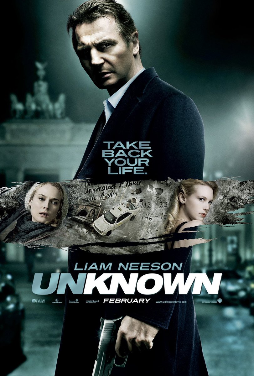 #NowWatching UNKNOWN @JColletSerra @LiamNeeson #DianeKruger #JanuaryJones #AidanQuinn #FrankLangella #BrunoGanz #SebastianKoch #StipeErceg #OlivierSchneider #RainerBock #MidoHamada #KarlMarkovics #EvaLobau #ClintDyer #NeesonSeason