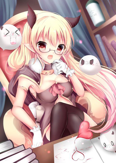 スキイチPixivに投稿したイラストです。創作眼鏡っ子は初めてかも 