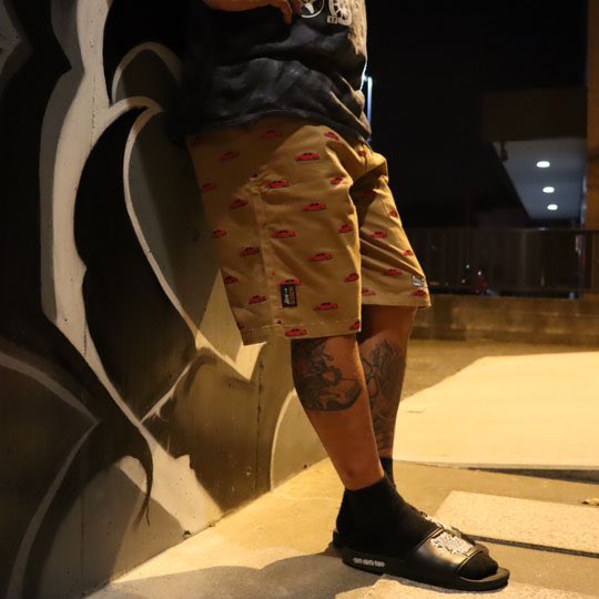 DEEPLAID_KSW's tweet photo. Ossan the Hood Cotton Twill Shorts入荷予定しております！ https://t.co/Ls2ENIwvGp