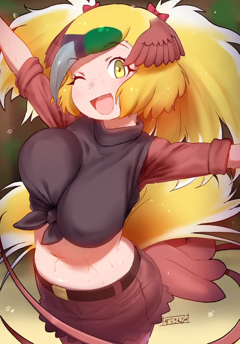 #けものフレンズ
#けものフレンズ3
ダンシング汗だくオオフウチョウさん❣️ 