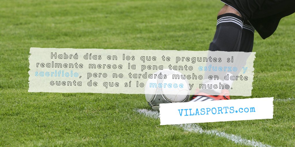 VilaSports's tweet photo. 👋 Futbolista, dínoslo tú: ¿Merece la pena el esfuerzo y sacrificio?

💪 Nosotros tenemos clara la respuesta...

#Vilasports | #VilaTEAM | #VilaPLAYERS https://t.co/XlGUGukMfc