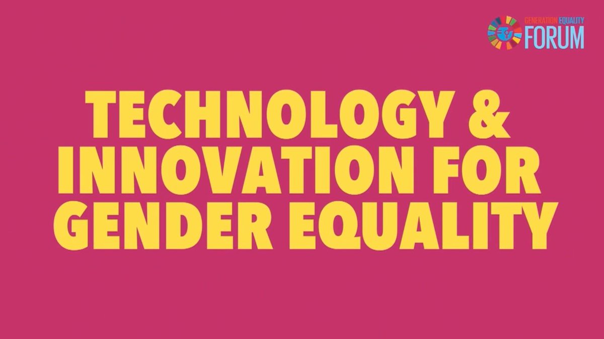 Les technologies et innovations au service de #égalitéFH était l'une des 6 coalitions d'action du Forum #GénérationEgalité, réunissant Etats, secteur privé &amp; société civile.

Retrouvez les moments forts de l'événement qui lui était dédié le 01/07 dernier : youtu.be/TV742im0F7g