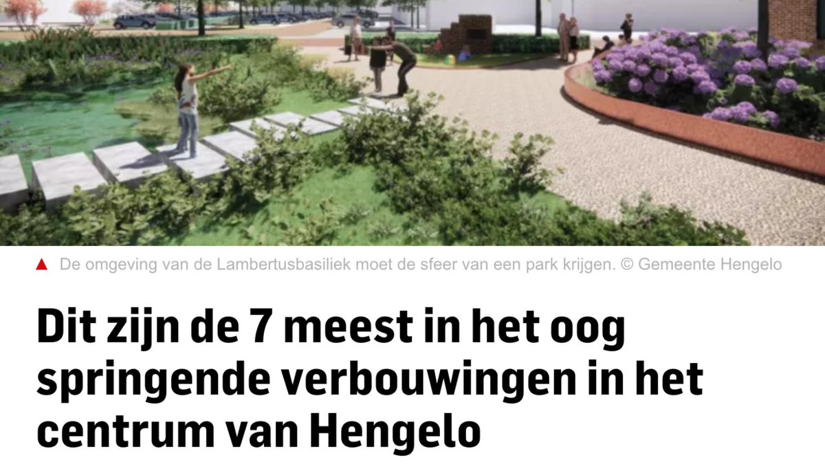 OKRA werkt aan de transformatie van het stadscentrum van #Hengelo. 'Wie nu het centrum van Hengelo bezoekt en over 5 jaar weer terugkomt, herkent de stad niet terug.' bit.ly/2WhAfC4