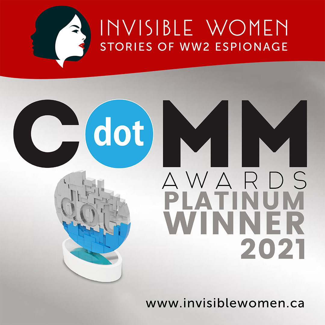 invispodcast's tweet photo. Invisible Women has won a Platinum at the 2021 dotComm Awards.  The podcast was selected from approximately 2400 entries from around the world.
For more, : https://t.co/I3OALXkA2T
#invisiblewomen #podcast #espionage #spy #shadow #ww2 #dianegreig #dotcommawards https://t.co/RDGUSuEfVN