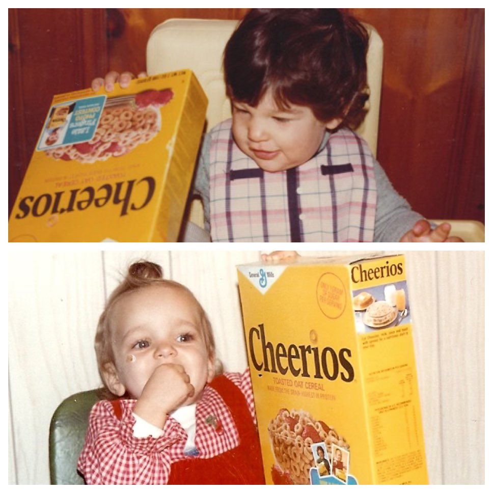 joepvilla's tweet photo. Hey @cheerios just like Mom and Dad did in the 80’s! #Cheerios80thSweepstakes https://t.co/tvZ9hnEaPJ