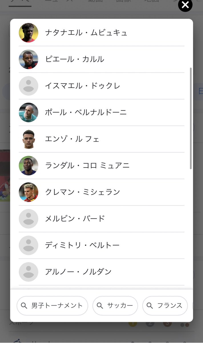 Mitsuki フランス代表の名前見てたら 楽しくなる