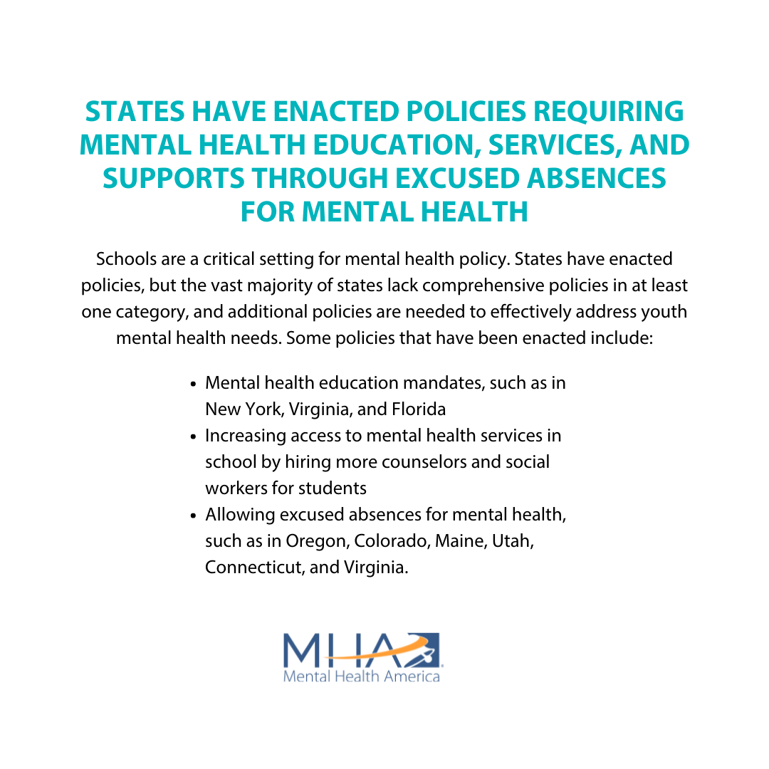 MentalHealthAm's tweet photo. Over the last decade, youth mental health has been worsening. MHA’s new report, “Addressing the Youth Mental Health Crisis,” provides recommendations for school-based mental health efforts and highlights youth leadership. Learn more at https://t.co/jRteFTxlHW. https://t.co/VIYDw6cAkJ