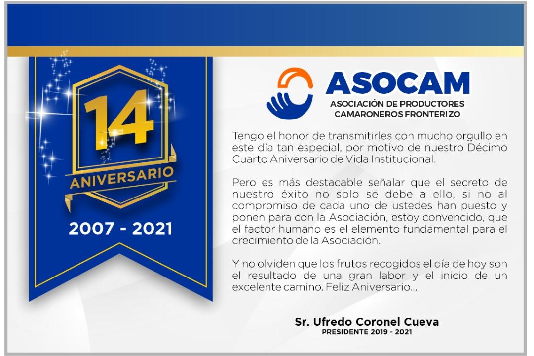 Asocam4's tweet photo. Feliz Aniversario ASOCAM https://t.co/d9FFCUyDeM