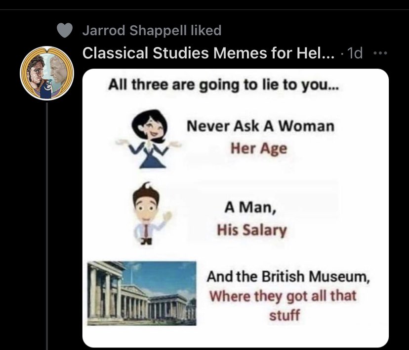 ColinShort's tweet image. I mostly hate how Twitter puts your follows’ likes in your feed. But @jarrodshappell, your like game is 🔥.