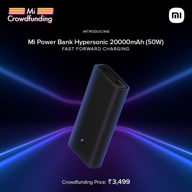 techscico's tweet photo. Mi Powerbank Hypersonic launched in India today under crowdfunding.
Features:
- 20000 mAh
- 50W Fast Charging
- Power Delivery 3.0 Support
- Triple Port Output
- Matte Black Exterior
Price - ₹3,499
#TechSciCo
#Xiaomi #MiPowerBank https://t.co/WxpV9nMFMl