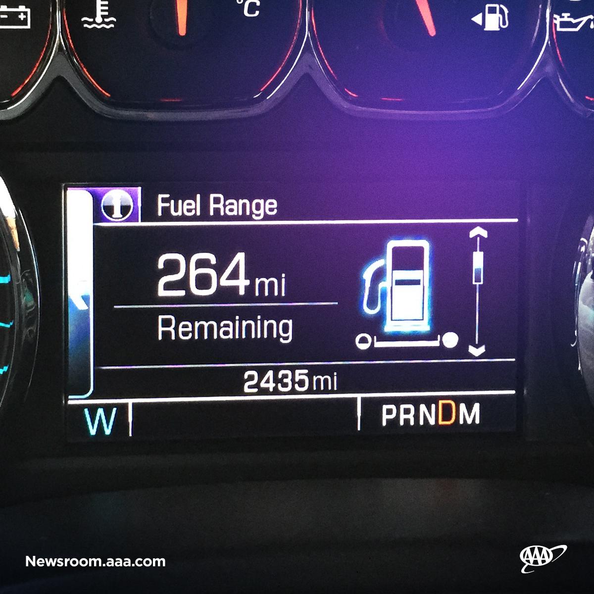 AAA_WCNYCEO's tweet photo. It’s road trip season &amp; with higher gas prices, you need to know how far you can go before your next fil up. ⛽ New AAA research reveals whether you can trust your vehicle’s miles-to-empty range. AAA advice: don't get below 1/4 tank! 🚘

https://t.co/LAfHbm1TcH https://t.co/cPXl0fQy1X